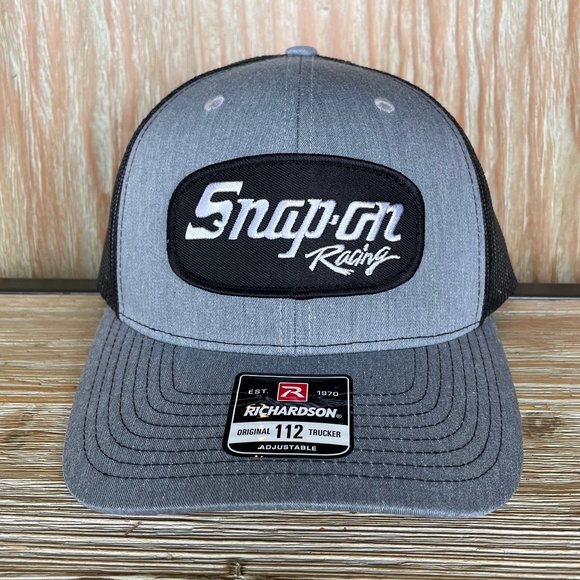 Snap-on Racing Vintage Patch Hat - Heather Gray/Black Richardson 112 - Picture 3 of 7